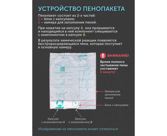 Пенопакет ООО ИВАДЖО ручной, модель 40, размер 460х580 мм 000135 – изображение 2