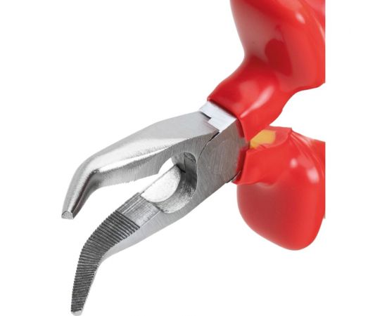 Тонкогубцы SHTOK изогнутые, 160 мм 08215 – изображение 3