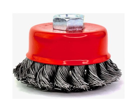 Щетка чашечная жгутовая 65 мм, М14, ворс сталь 0.50 мм для УШМ 13-020 EuroBrush EB-AST1 – изображение 7