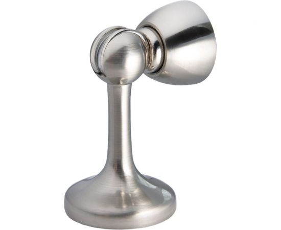 Дверной ограничитель MORELLI MDS-3 SN магнитный, цвет - белый никель 9011024 