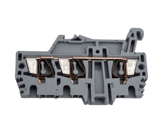 Проходной зажим DKC HMM.2 1 2GR 2,5 кв.мм серый 1 ввод 2 вывода ZHM510GR 