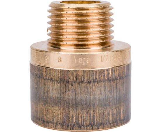 Переходник Viega, НВ, 1/2"", 3/4"", бронза RX 320423 
