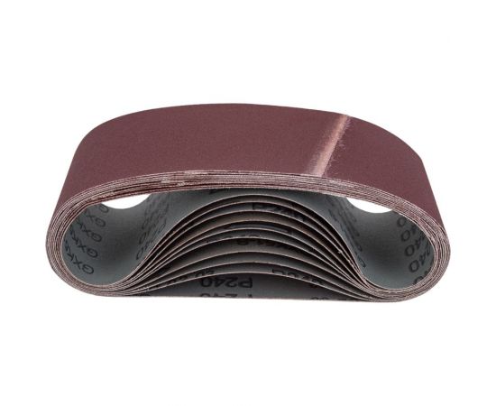 Шлифовальные ленты ЛБ 75х457 мм, А240, 14А, 10 шт. Tsunami D76107545714240 