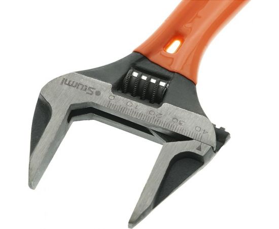 Разводной ключ Sturm 250мм, CrV сталь, увеличенный зев - 41мм, 1045-29-250 