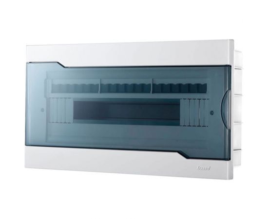 Бокс с прозрачной крышкой Lezard NEW ЩРВ-П-18 для внутренней установки 18-и модульных устройств 730-1000-018 NEW 