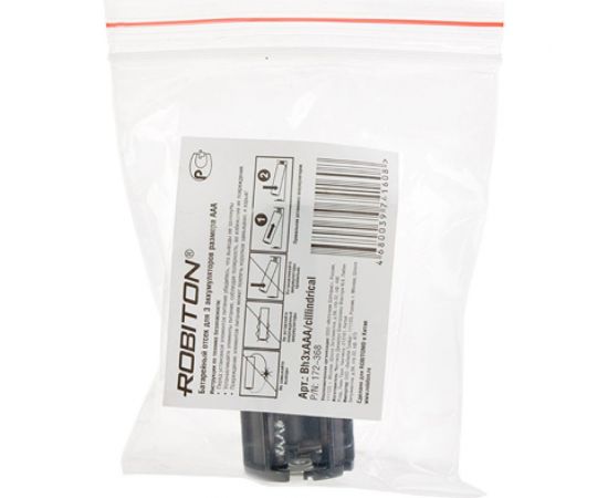 Отсек для элементов питания Robiton Bh3xAAA/cillindrical цилиндр PK1 16496 – изображение 2