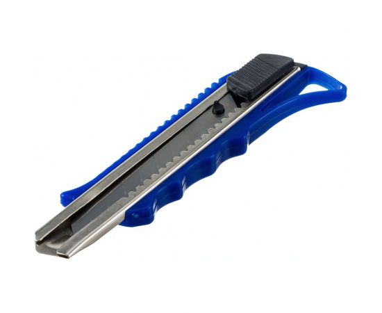 Канцелярский нож Attache 18 мм с фиксатором и металлическими направляющими 954213 – изображение 4