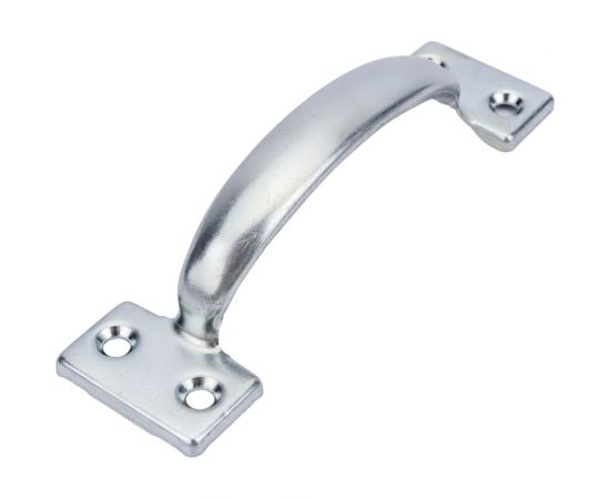 Дверная ручка-скоба STARFIX цельнотянутая 90 мм белый цинк SMP-55765-1 – изображение 4