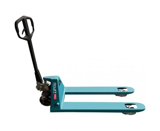 Гидравлическая тележка PROLIFT PRO грузоподъемность 2500 кг, колеса полиуретан, вилы 1150x550 мм RT25 – изображение 4