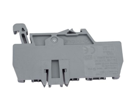 Проходной зажим DKC HMM.2 1 2GR 2,5 кв.мм серый 1 ввод 2 вывода ZHM510GR – изображение 5