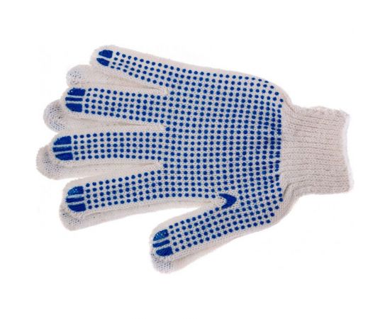 Перчатки Россия х/б, ПВХ-покрытие ""Точка"", 7 класс 67772 – изображение 2