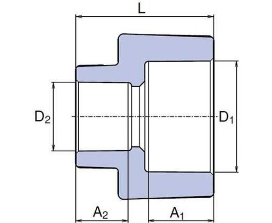 Переход WAVIN EKOPLASTIK PP-R D25/20, EK SRE02520RCT – изображение 2