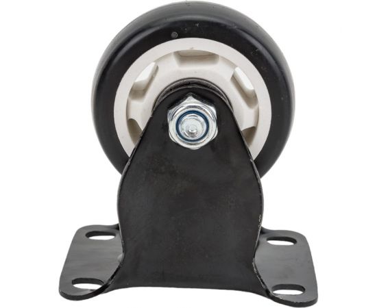 Колесо неповоротное (75 мм; черная резина) MFK-TORG 4052075 – изображение 4