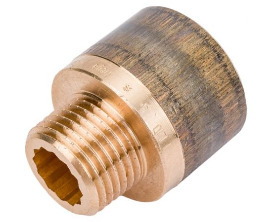 Переходник Viega, НВ, 1/2"", 3/4"", бронза RX 320423 – изображение 4