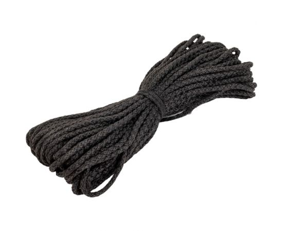 Веревка бельевая, хозяйственный ТПК Сигма бельевой шнур, вязаный с сердечником, полипропиленовый, 6 мм X 20 м ШВХС22 – изображение 3
