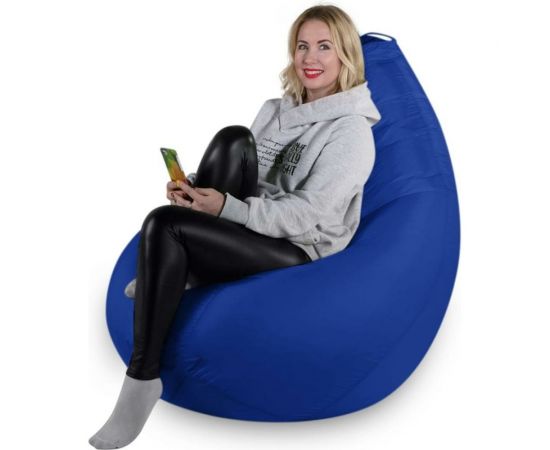 Кресло-мешок Mypuff Груша, василек, размер комфорт, оксфорд bbb_171 – изображение 3