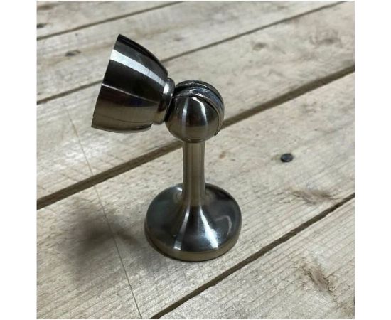 Дверной ограничитель MORELLI MDS-3 SN магнитный, цвет - белый никель 9011024 – изображение 2