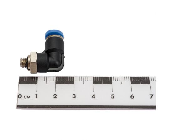 Фитинг цанговый угловой с наружной резьбой M6x1 для трубки диаметром 4 мм SHPI PL 04-M6 – изображение 2