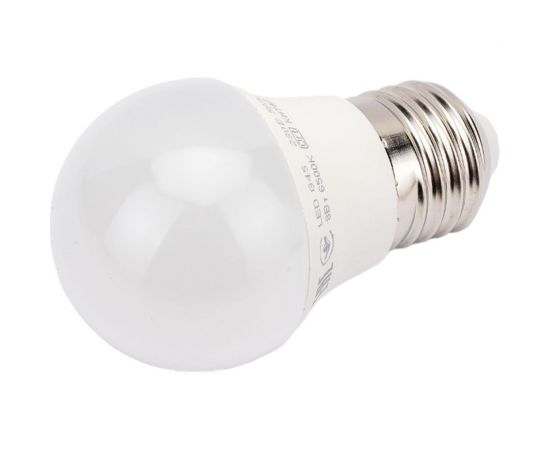 Светодиодная лампа GENERICA G45 шар 8Вт 230В 6500К E27 LL-G45-08-230-65-E27-G – изображение 4