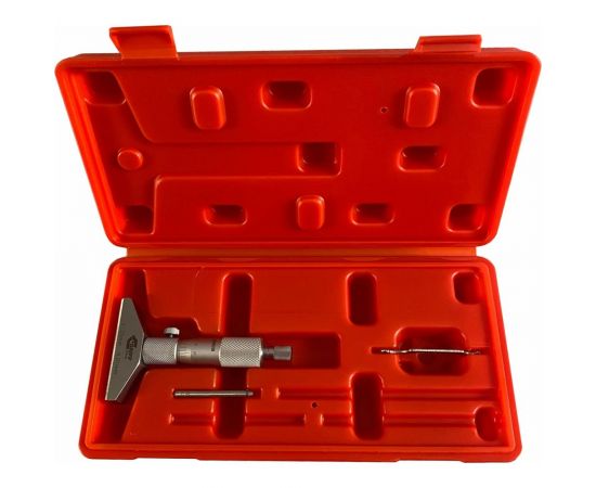 Микрометрический глубиномер ГМ 25 ГОСТ 7470-92 /пр-во Guilin Measuring/ GRIFF D102003 – изображение 2