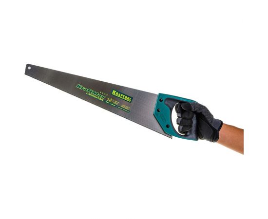 Ножовка Kraftool EXPERT KraftMax LAMINATOR, специальный закаленный зуб, быстрый и точный рез, 13/14 TPI, 500мм 15225-50 – изображение 3