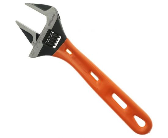 Разводной ключ Sturm 250мм, CrV сталь, увеличенный зев - 41мм, 1045-29-250 – изображение 4