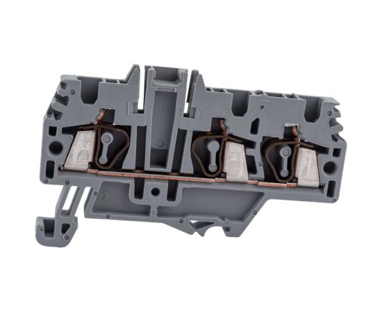 Проходной зажим DKC HMM.2 1 2GR 2,5 кв.мм серый 1 ввод 2 вывода ZHM510GR – изображение 4