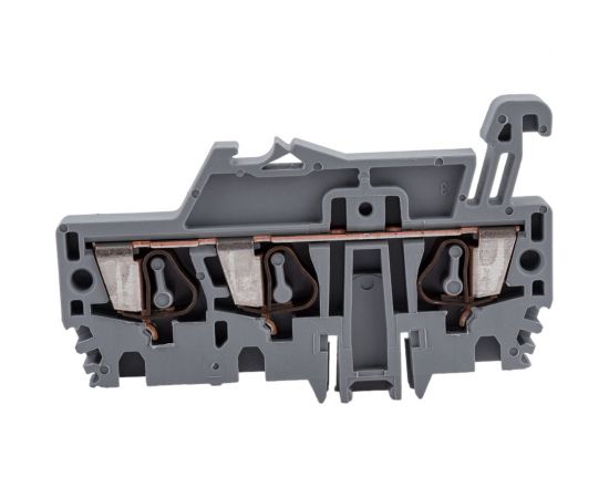 Проходной зажим DKC HMM.2 1 2GR 2,5 кв.мм серый 1 ввод 2 вывода ZHM510GR – изображение 3