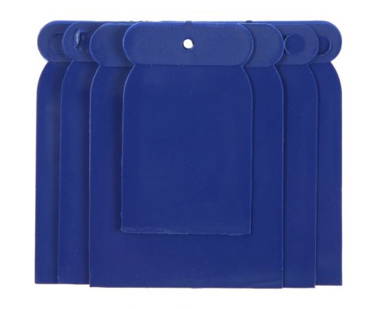 Набор японских шпателей ТУНДРА пластиковые, 50-80-100-120 мм, 4 шт. 1818302 – изображение 2