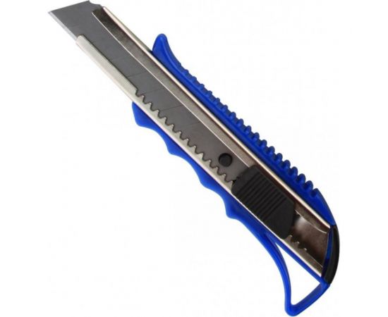 Канцелярский нож Attache 18 мм с фиксатором и металлическими направляющими 954213 – изображение 5