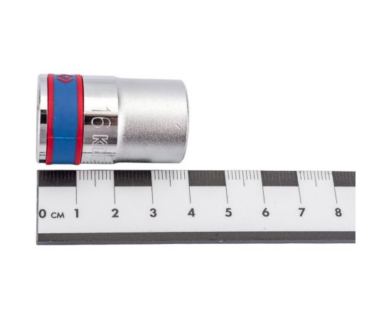 Головка торцевая стандартная шестигранная 1/2"", 16 мм KING TONY 433516M – изображение 3
