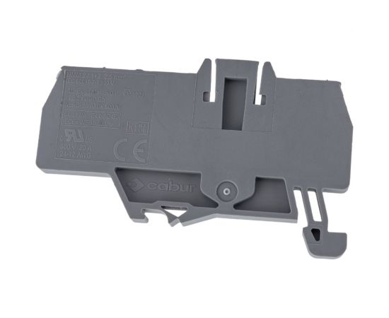 Проходной зажим DKC HMM.2 1 2GR 2,5 кв.мм серый 1 ввод 2 вывода ZHM510GR – изображение 2