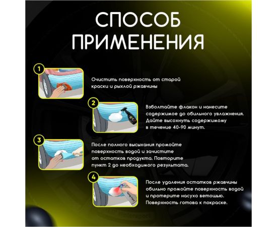 Преобразователь ржавчины Defender Rustoff 500 10514 – изображение 2