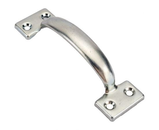 Дверная ручка-скоба STARFIX цельнотянутая 90 мм белый цинк SMP-55765-1 – изображение 2