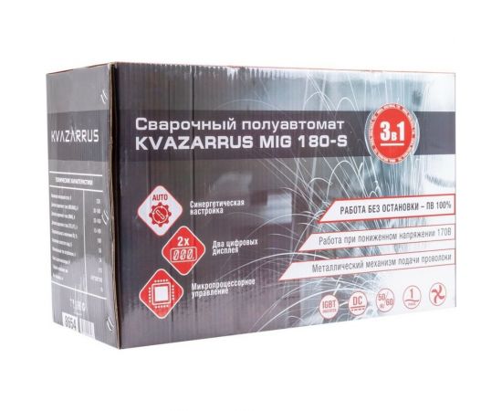 Сварочный полуавтомат KVAZARRUS MIG 180-S 8654 – изображение 6