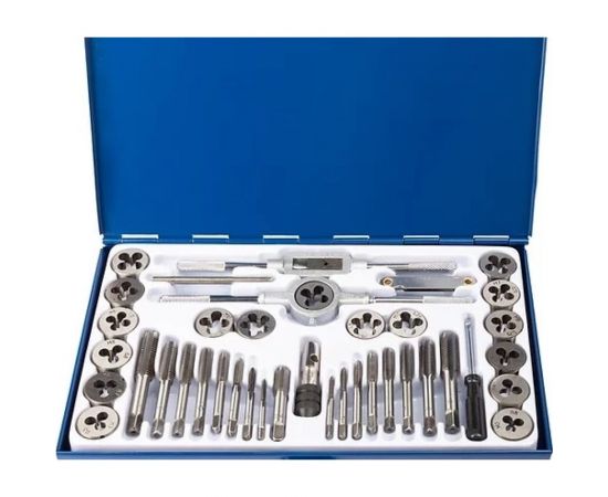 Набор метчиков и плашек VERTUL метрический 40 предметов VR41005 