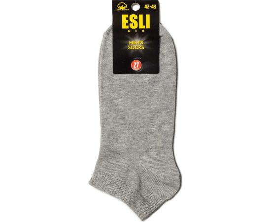 Мужские короткие носки ESLI 19С-146СПЕ, р.27, 000 серый 1001331000030016000 