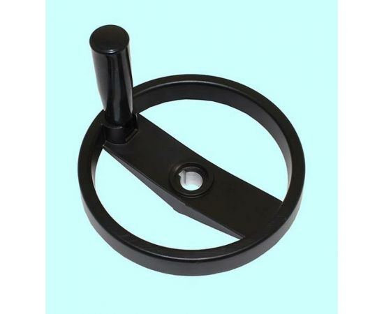 Маховик TLX 200x18x54x6мм DxdxHxb с 2-мя спицами, алюминий с откидной ручкой 65927 