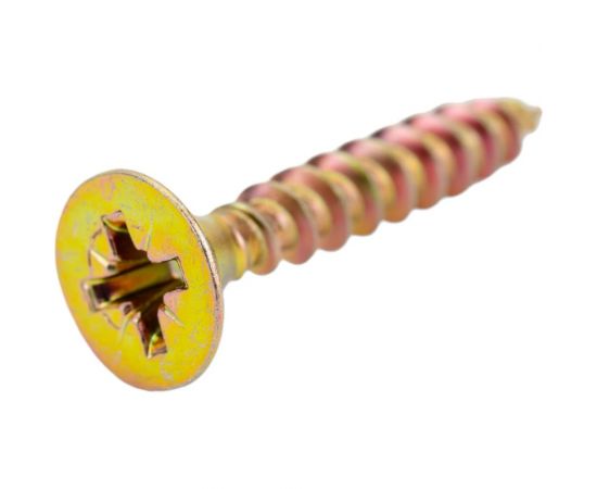 Шуруп VIPкрепеж жёлтый цинк 300 шт 41379 VIP 