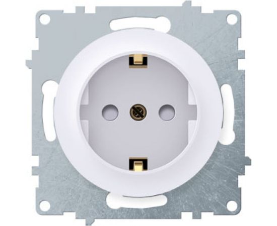 Розетка с заземлением OneKeyElectro, защитные шторки, винтовые контакты 1E10101300 2172764 