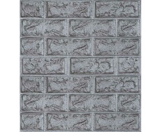 Самоклеящиеся 3D панели Центурион 500x550x3 мм Кирпич стальной 83409 