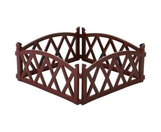 Садовое ограждение МАСТЕРСАД Арка коричневое АРК-корич 