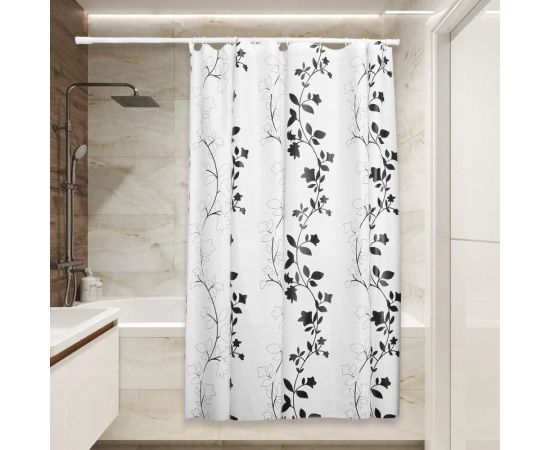 Штора для ванной Сантис peva pv-117 (контраст) 54 gsm 180x180 см 038704 