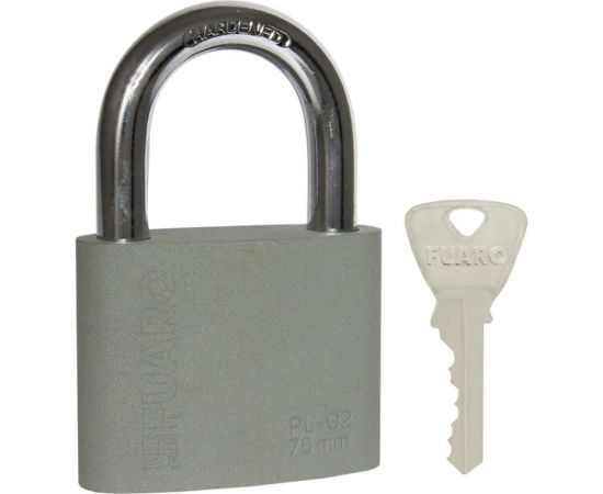 Навесной замок Fuaro PL-02-75 англ. 3 кл., блистер 42297 