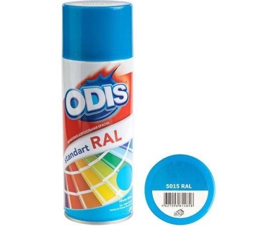 Краска-спрей ODIS standart RAL небесно-синий 5015ral 