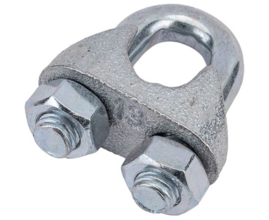 Зажим для каната Невский Крепеж DIN 741, 12 мм белый цинк 826081 