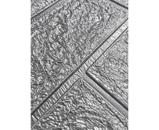 Самоклеящиеся 3D панели Центурион 500x550x3 мм Кирпич стальной 83409 – изображение 12