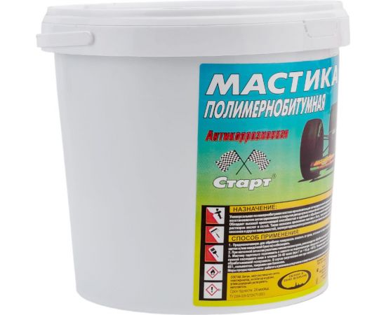 Полимернобитумная мастика СТАРТ 3 л пэ 4607952901377 – изображение 5