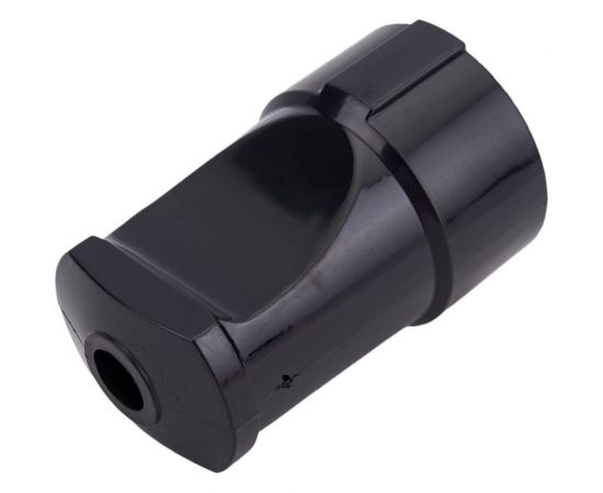 Кабельная разборная прямая розетка АБК-СИЛА без заземляющего контакта 10А 220В черная 2902002 – изображение 5