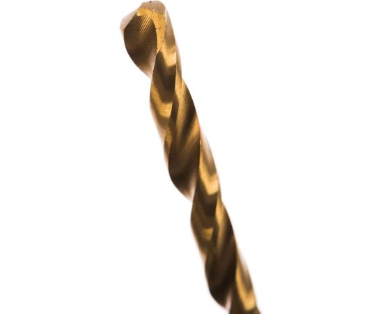 Сверло по металлу титановое HSS-TIN DIN-338 (4.5х47х80 мм) МастерАлмаз 10501519 – изображение 3